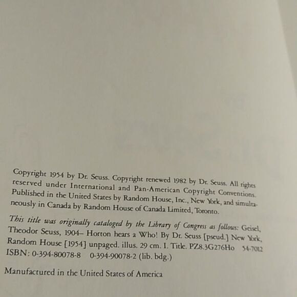 Dr. Seuss Horton Book Set - Picture 7 of 12